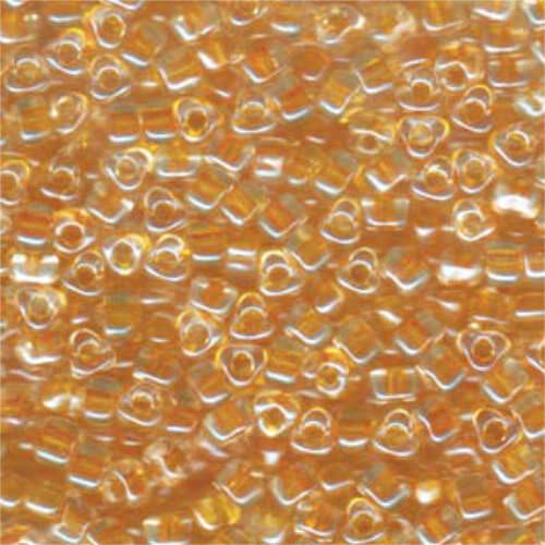 Miyuki 5/0 Triangle Bead - TR5-1107 - Tan Lined Crystal - 250gm Bag