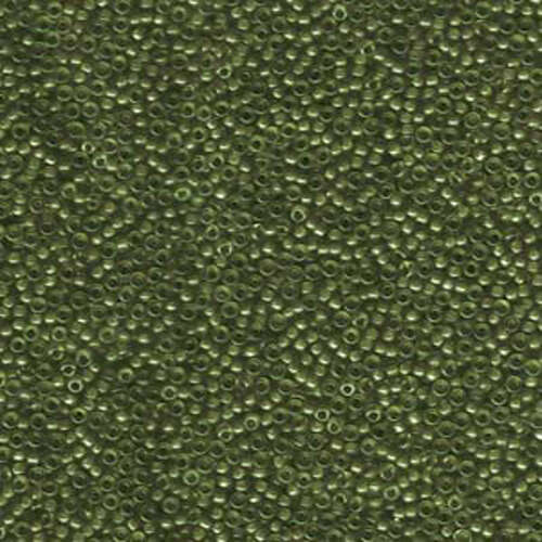 Miyuki 15/0 Rocaille Bead - 15-92240 - Lime Green Lined Crystal - 250gm Bag