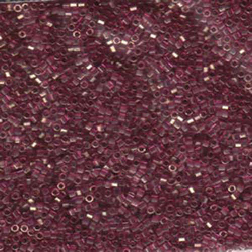 Miyuki 11/0 Delica Hex Cut Bead - DBC0108 - Glod Amethyst Luster - 50gm Bag