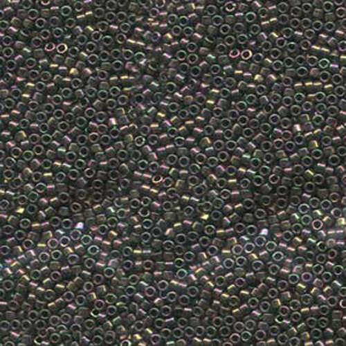 Miyuki 11/0 Delica Bead - DB127 - Forest Green Gold Luster AB - 100gm Bag