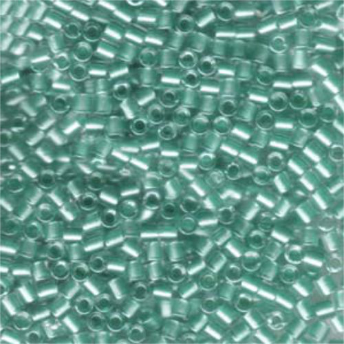 Miyuki 8/0 Delica Bead - DBL-0904 - Sparkling Turquoise Lined Crystal - 100gm Bag