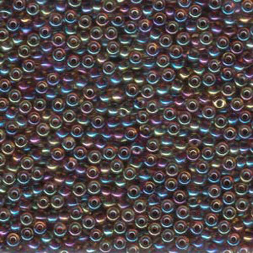 Miyuki 8/0 Rocaille Bead - 8-92213 - Root Beer Lined Crystal AB - 250gm Bag