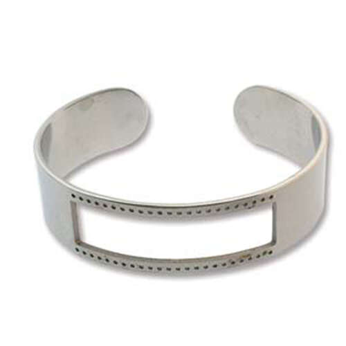 5.5 Inch Centreline Cuff - 7 Rows - Platinum Plated - EC009RP