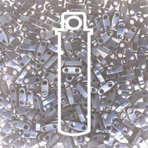 Miyuki Quarter Tila Bead - QTL0526 - Grey Ceylon - 7.2gm Tube