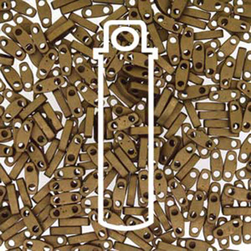 Miyuki Quarter Tila Bead - QTL2006 - Matte Metallic Dark Bronze - 7.2gm Tube