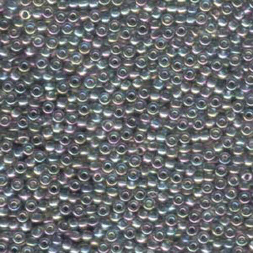 Miyuki 8/0 Rocaille Bead - 8-92440 - Transparent Grey Iris - 250gm Bag