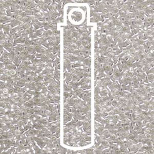 Miyuki 11/0 Rocaille Bead - 11-91 - Silver Lined Crystal - 24gm Tube