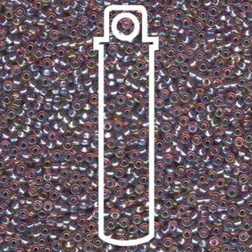 Miyuki 11/0 Rocaille Bead - 11-91012 - Silver Lined Smoky Amethyst AB - 24gm Tube