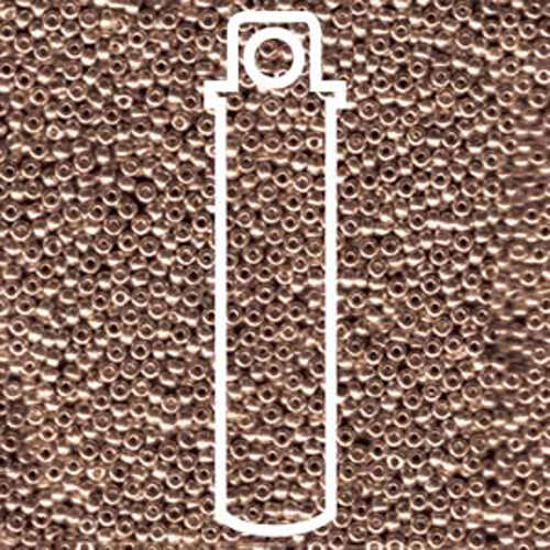 Miyuki 11/0 Rocaille Bead - 11-91088 - Galvanized Brown - 24gm Tube