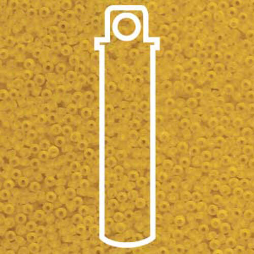 Miyuki 11/0 Rocaille Bead - 11-9136F - Matte Transparent Yellow - 23gm Tube