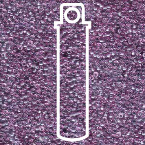 Miyuki 11/0 Rocaille Bead - 11-9142 - Transparent Smoky Amethyst - 24gm Tube