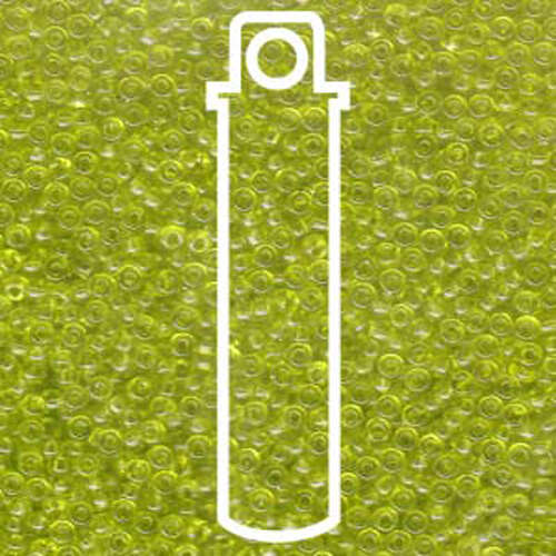 Miyuki 11/0 Rocaille Bead - 11-9143 - Transparent Chartreuse - 24gm Tube