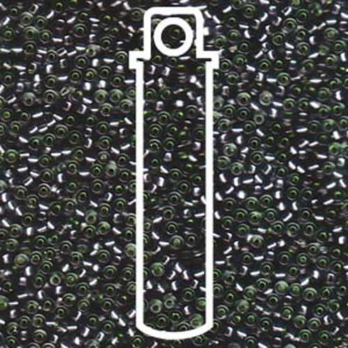 Miyuki 11/0 Rocaille Bead - 11-91456 - Silver Lined Lichen - 23gm Tube