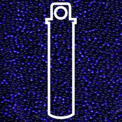 Miyuki 11/0 Rocaille Bead - 11-91457 - Metallic Emerald / Dark Sapphire - 23.5gm Tube