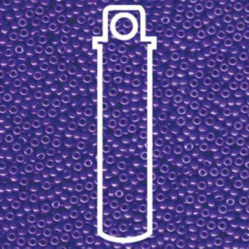 Miyuki 11/0 Rocaille Bead - 11-91477 - Opaque Purple - 22.5gm Tube