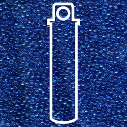 Miyuki 11/0 Rocaille Bead - 11-9149 - Transparent Capri Blue - 24gm Tube