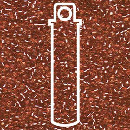 Miyuki 11/0 Rocaille Bead - 11-91660 - Silver Lined Light Salmon - 24gm Tube