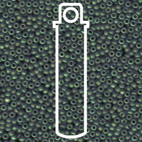 Miyuki 11/0 Rocaille Bead - 11-91661 - Silver Lined Leaf Green - 24gm Tube