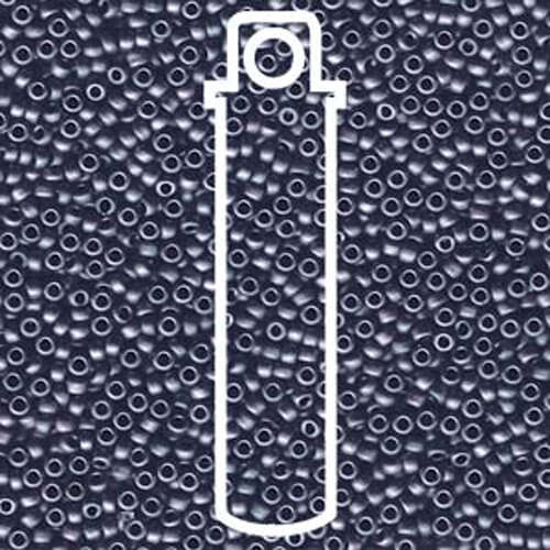 Miyuki 11/0 Rocaille Bead - 11-92011 - Matte Gunmetal - 24gm Tube