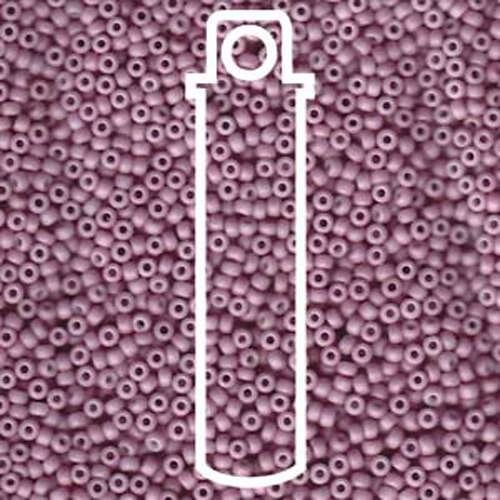 Miyuki 11/0 Rocaille Bead - 11-92024 - Matte Opaque Light Rose - 23gm Tube