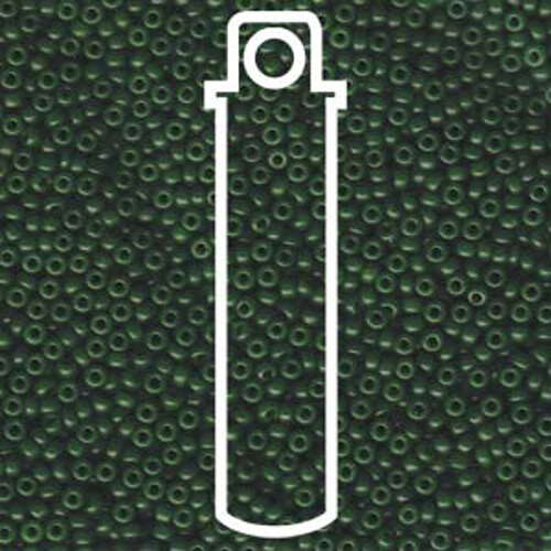 Miyuki 11/0 Rocaille Bead - 11-92048 - Special Dyed Hunter Green - 23gm Tube