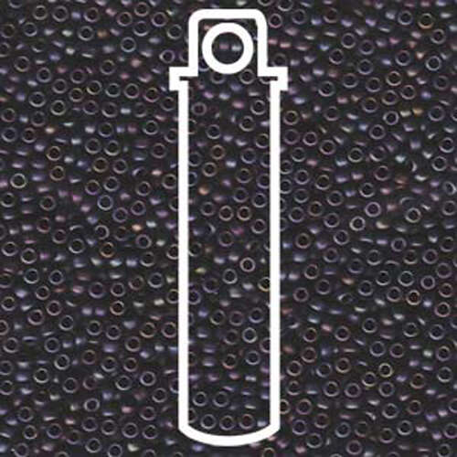 Miyuki 11/0 Rocaille Bead - 11-92063 - Matte Indigo Iris - 24gm Tube