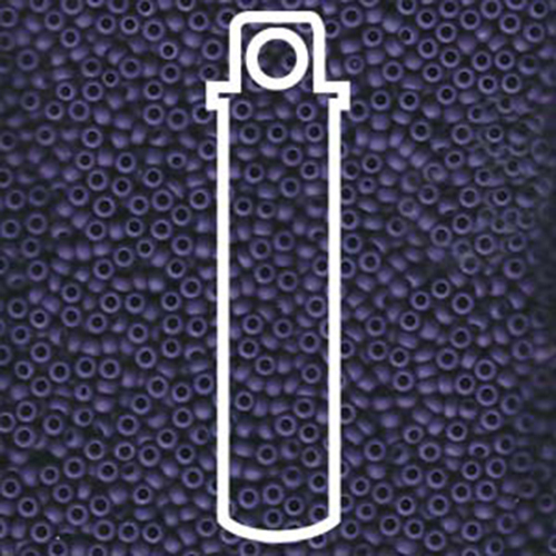 Miyuki 11/0 Rocaille Bead - 11-92075 - Matte Cobalt - 23.5gm Tube