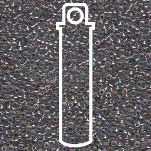 Miyuki 11/0 Rocaille Bead - 11-92195 - Taupe Lined Crystal AB - 24gm Tube