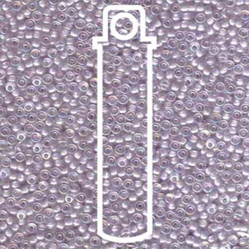 Miyuki 11/0 Rocaille Bead - 11-92211 - Crystal Lined Lavender AB - 24gm Tube