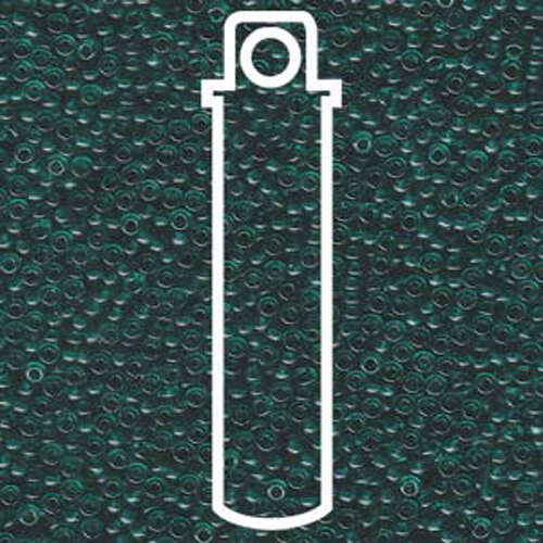 Miyuki 11/0 Rocaille Bead - 11-92405 - Transparent Teal - 24gm Tube
