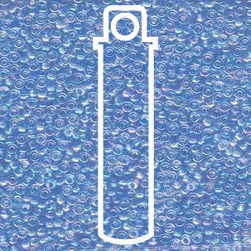 Miyuki 11/0 Rocaille Bead - 11-9299 - Light Sapphire Lined Crystal AB - 24gm Tube