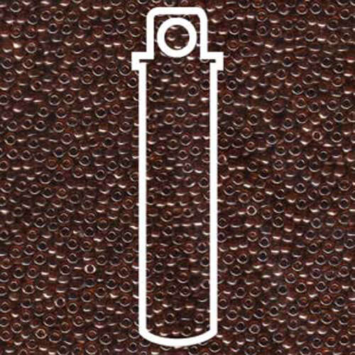 Miyuki 11/0 Rocaille Bead - 11-9304 - Garnet Gold Luster - 24gm Tube