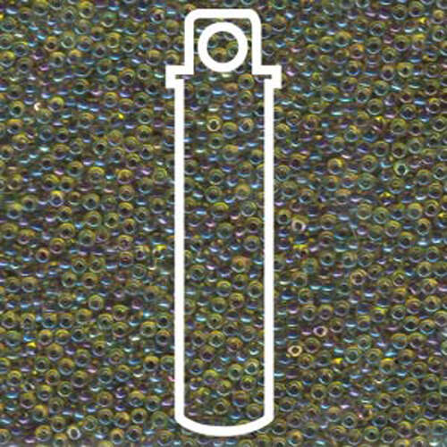 Miyuki 11/0 Rocaille Bead - 11-9334 - Amethyst Lined Yellow AB - 23gm Tube