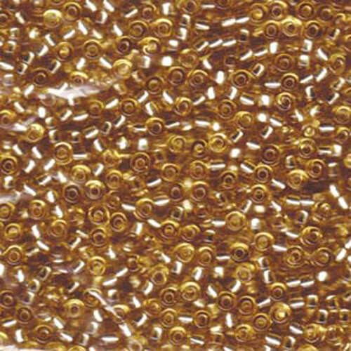 Miyuki 8/0 Rocaille Bead - 8-92 - Silver Lined Light Gold
