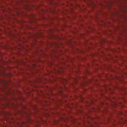 Miyuki 8/0 Rocaille Bead - 8-9141F - Matte Transparent Ruby