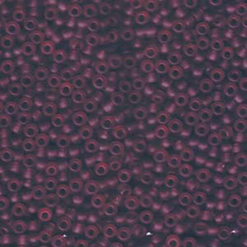 Miyuki 8/0 Rocaille Bead - 8-9142F - Matte Transparent Smoky Amethyst