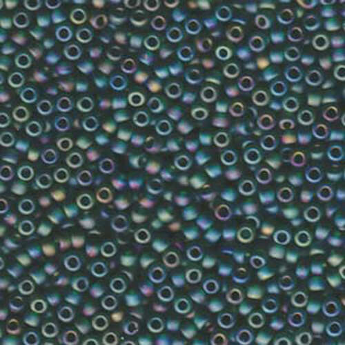 Miyuki 8/0 Rocaille Bead - 8-9147FR - Matte Transparent Emerald AB