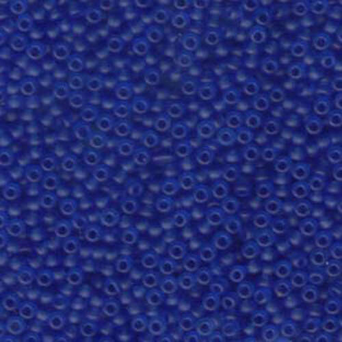 Miyuki 8/0 Rocaille Bead - 8-9150F - Matte Transparent Sapphire