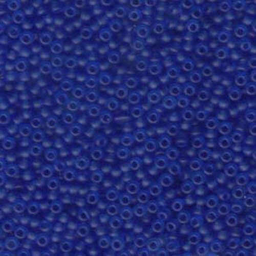Miyuki 8/0 Rocaille Bead - 8-9150F - Matte Transparent Sapphire
