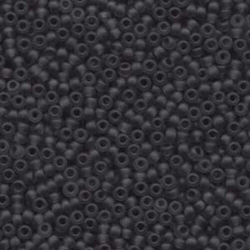Miyuki 8/0 Rocaille Bead - 8-9152F - Matte Transparent Grey