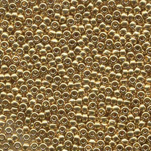 Miyuki 8/0 Rocaille Bead - 8-9191 - 24KT Gold Plated