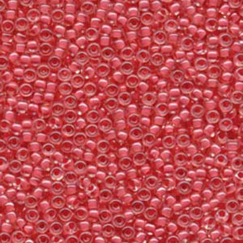 Miyuki 8/0 Rocaille Bead - 8-9204 - Coral Lined Crystal