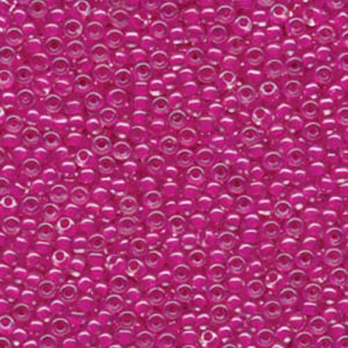 Miyuki 8/0 Rocaille Bead - 8-9209 - Fuchsia Lined Crystal