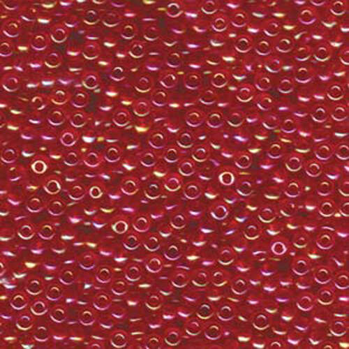 Miyuki 8/0 Rocaille Bead - 8-9254D - Transparent Dark Red AB