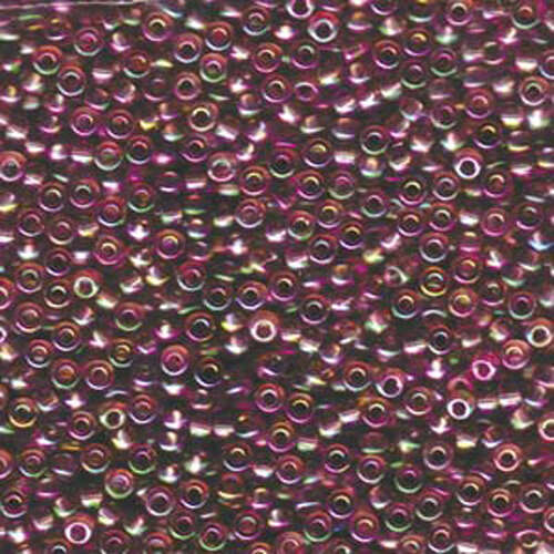 Miyuki 8/0 Rocaille Bead - 8-9256D - Transparent Dark Smoky Amethyst AB