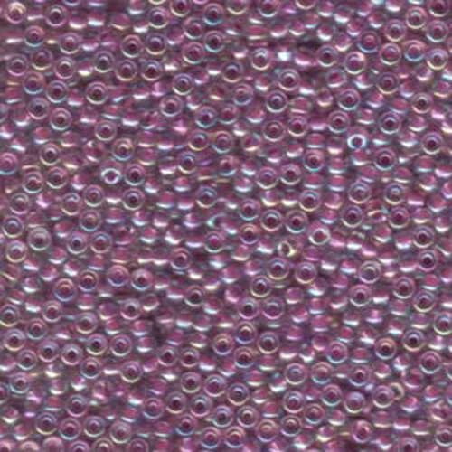 Miyuki 8/0 Rocaille Bead - 8-9264 - Raspberry Lined Crystal AB