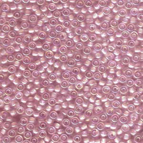Miyuki 8/0 Rocaille Bead - 8-9272 - Pink Lined Crystal AB