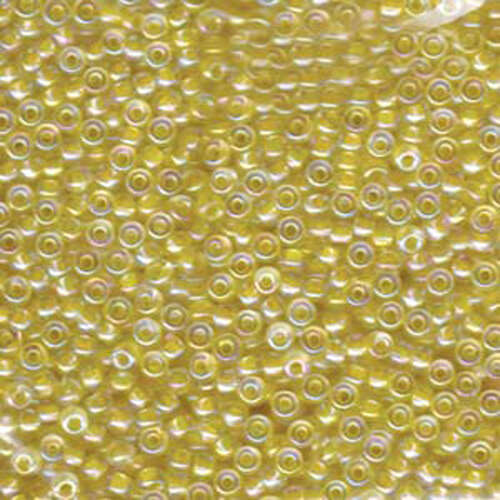 Miyuki 8/0 Rocaille Bead - 8-9273 - Light Yellow Lined Crystal AB