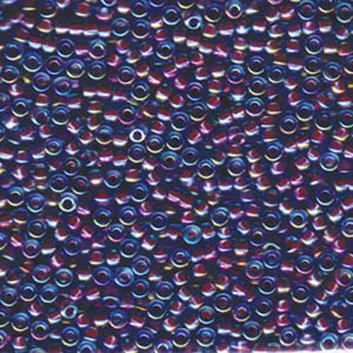 Miyuki 8/0 Rocaille Bead - 8-9340 - Hot Pink Lined Aqua AB