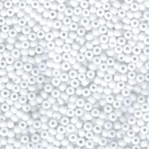Miyuki 8/0 Rocaille Bead - 8-9402F - Matte Opaque White